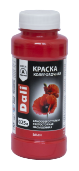 Колер-краска Dali 0,25 л алый