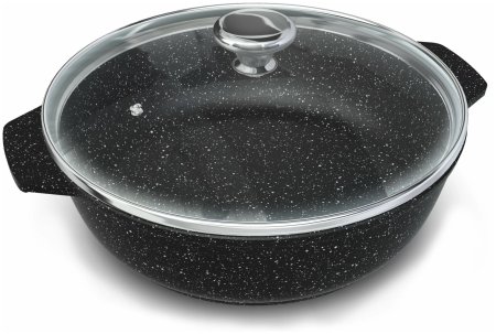 Жаровня НЕВА-МЕТАЛЛ Granite 28 см алюминий