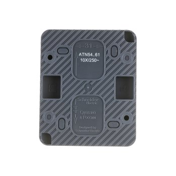 Переключатель накладной Schneider Electric AtlasDesign Profi54 1 кл. антрацит без подсветки