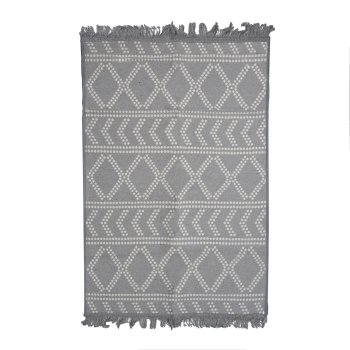 Ковёр интерьерный  SACIL RUG прямой 1,2х0,8 м серый