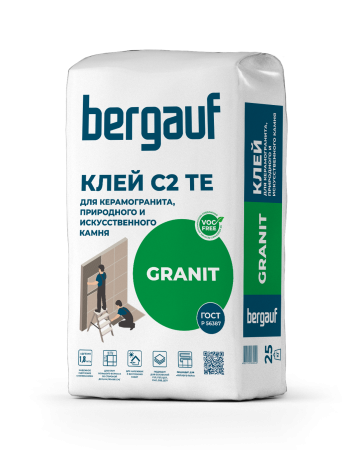 Клей для керамогранита Granit Bergauf 25 кг
