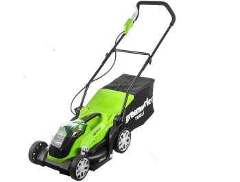 Газонокосилка электрическая Greenworks G40LM35K2 350 мм 40