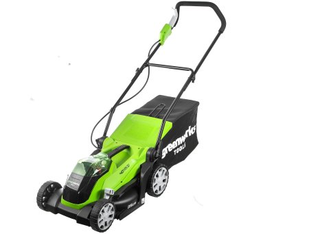 Газонокосилка электрическая Greenworks G40LM35K2 350 мм 40