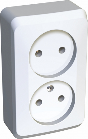 Розетка силовая накладная Schneider Electric Этюд белый