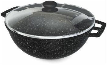 Казан 4,5 л с крышкой алюминий