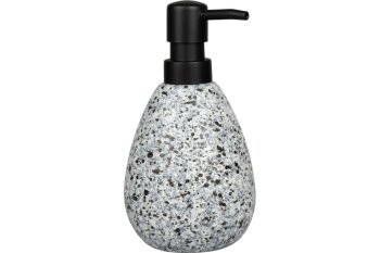 Дозатор для жидкого мыла Granite керамика цвет серый
