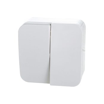 Выключатель накладной Schneider Electric Blanca 2 кл. белый без подсветки