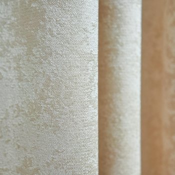 Штора портьерная Витерра Канвас-велюр 260х135см золото 2 шт