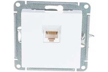 Розетка RJ45 категория 5е встраиваемая Schneider Electric AtlasDesign белый