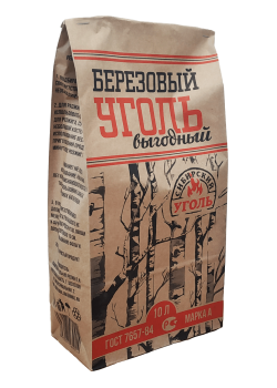Уголь березовый Дух Байкала 1,3 кг 10 л