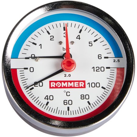 Термоманометр аксиальный ROMMER