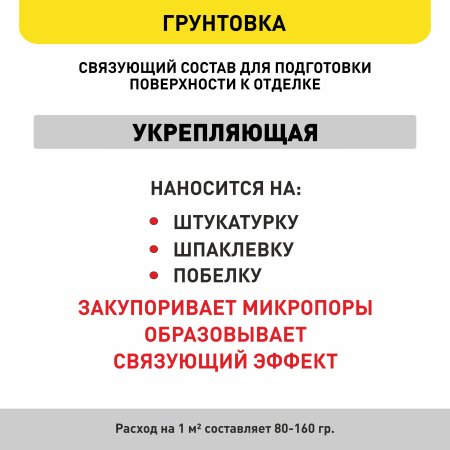 Грунтовка укрепляющая глубокого проникновения Praktik Bergauf 10 л