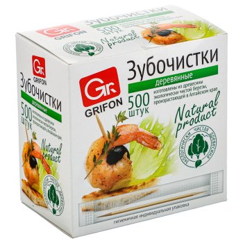 Зубочистки <> 500шт дерево