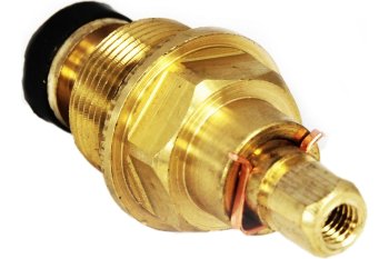 Кран-букса резиновая короткая М18 1/2 цвет желтый