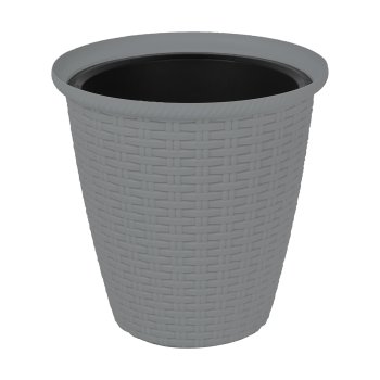 Кашпо  Rattan пластик 4,5 л