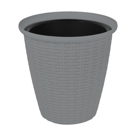 Кашпо  Rattan пластик 4,5 л