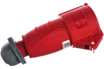 Розетка силовая переносная IEK 32А 380В 3К+З+N красная прямая IP44
