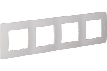 Рамка Legrand Etika 4 поста, цвет белый