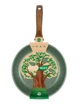 Сковорода НЕВА-МЕТАЛЛ ECO WAY 24 см алюминий