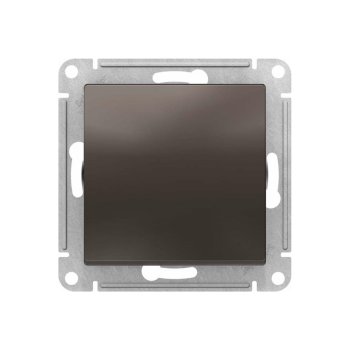 Выключатель встраиваемый Schneider Electric AtlasDesign 1 кл. мокко без подсветки