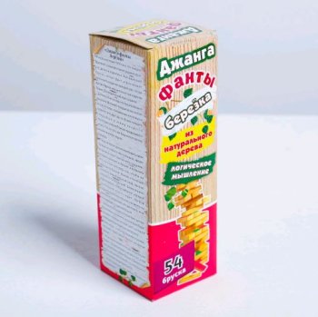Игра настольная Падающая башня Березка-фанты