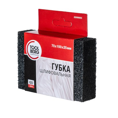Губка шлифовальная 100х70х25 мм Р60 PQTools