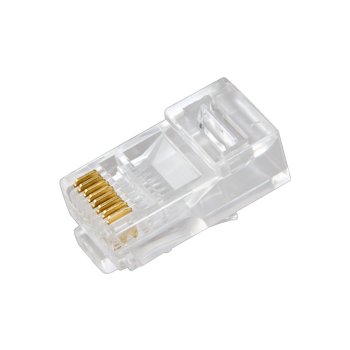 Штекер сетевой PROconnect RJ45 8P8C (RJ45) кат.5е цвет прозрачный 8конт. 5шт.