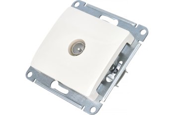 Розетка TV коннектор встраиваемая Schneider Electric Glossa бежeвый