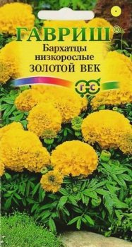 Семена бархатцев Золотой век Гавриш