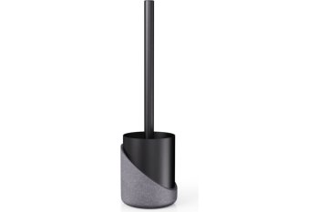 Ершик для унитаза GRANIT DARK напольный цвет черный