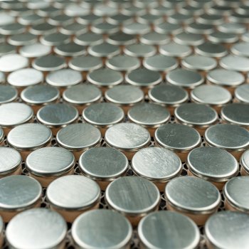 Мозаика Metal buttons серый LD12