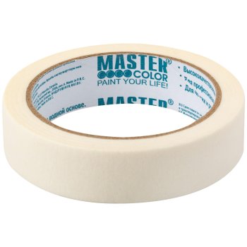 Лента малярная Master Color 24 мм х 25м белый