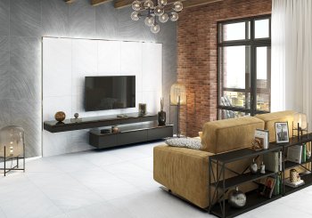 Керамогранит Metallic,  цвет white