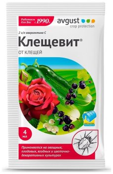 Инсектицид Avgust Клещевит 29 г 4 мл