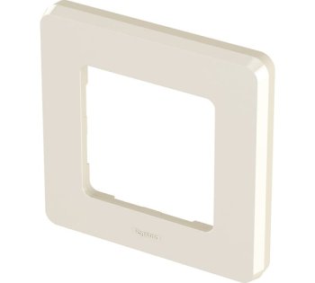 Рамка Legrand Inspiria 1 пост, цвет слоновая кость