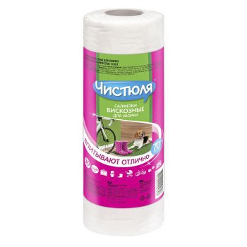 Салфетки для уборки с антискользящим покрытием Чистюля 40х 25 см 30 шт.
