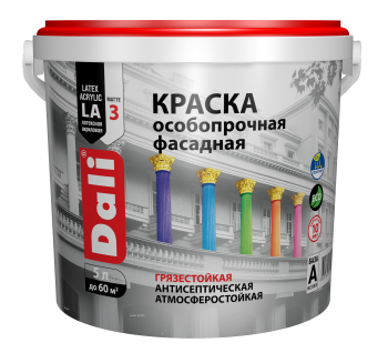 Краска водно-дисперсионная Dali фасадная основа А 5 л