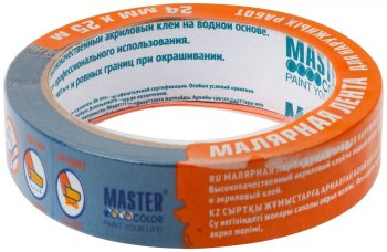 Лента малярная Master Color 24 мм х 25м синий