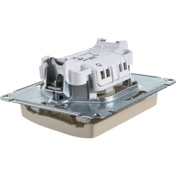 Переключатель встраиваемый Schneider Electric Glossa 1 кл. бежeвый