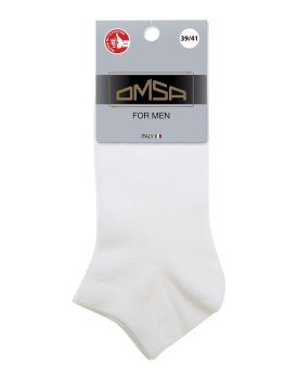 Носки Omsa Eco 402 хлопок цвет белый 27-29