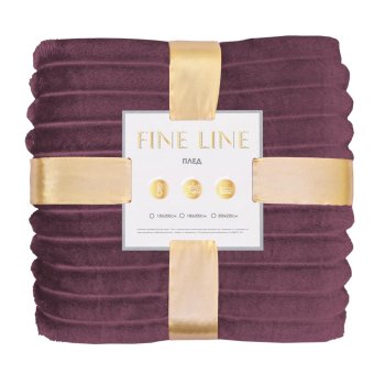 Плед Fine Line 200х180 см полиэстер двуспальный