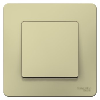 Переключатель встраиваемый Schneider Electric Blanca 1 кл. бежeвый без подсветки