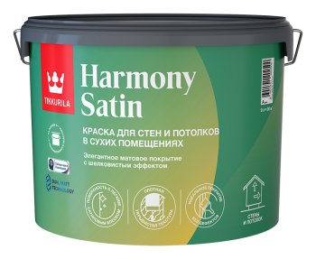 Краска водно-дисперсионная Tikkurila HARMONY SATIN основа для колеровки основа C 9 л
