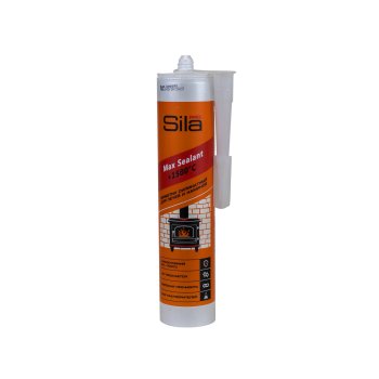 Герметик для печей Sila Max Sealant силикатный черный 280 мл