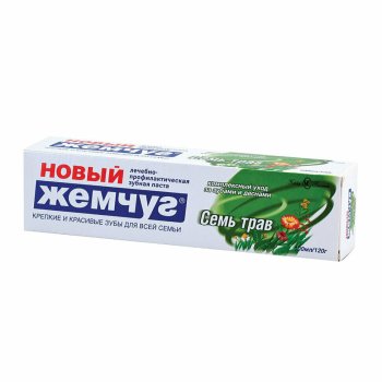 Паста зубная Новый жемчуг Семь трав 100 мл