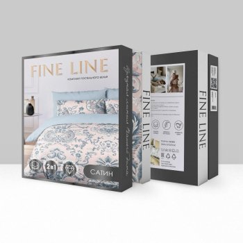 Комплект постельного белья Fine Line двуспальный сатин