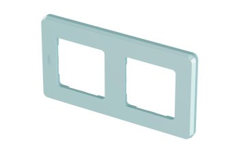 Рамка Legrand Inspiria 2 поста, цвет мятный
