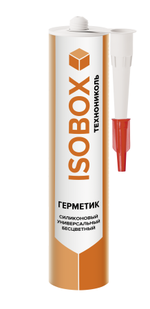 Герметик универсальный Технониколь ISOBOX силиконовый бесцветный 260 мл