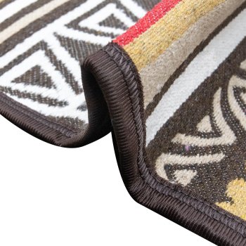 Ковёр интерьерный  SACIL RUG прямой 0,9х0,6 м коричневый