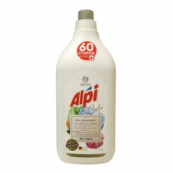 Гель для стирки белья GRASS Alpi Grass 1,8 л для цветного белья для всех типов стирки